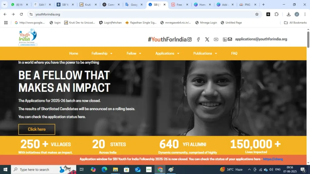 Sbi youth india program in hindi गांवों में काम करो, हर महीने पाओ ₹19,000 सैलरी! 2 Sbi youth india program in hindi एसबीआई दे रहा 19000 रुपए की सैलरी, आवेदन फॉर्म भरना शुरू