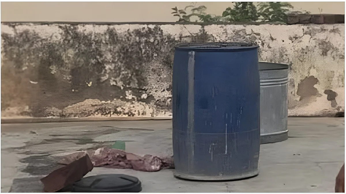 नीले ड्रम में लाश मिली
